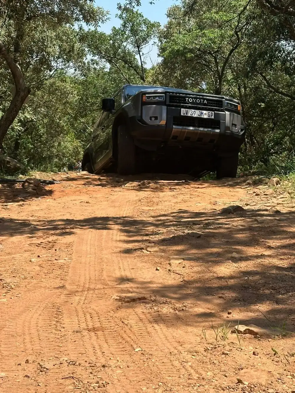 4x4 on a dirt track
